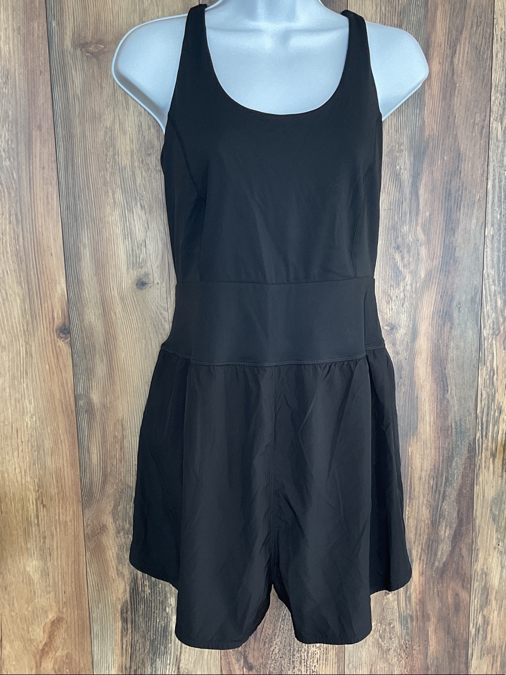 Avia Black Athletic Romper XL 363B